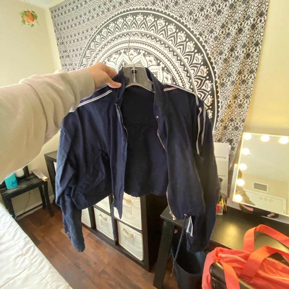 Blue Bomber Jacket